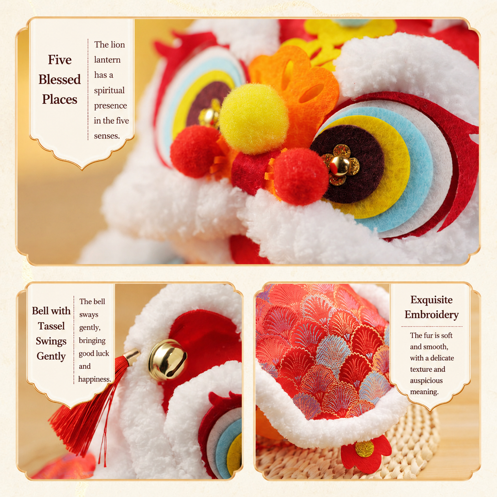 Kids' DIY Glow Lion Lantern Toy Kit – Little Lion Holding Lucky Lantern