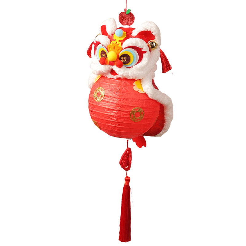 Kids' DIY Glow Lion Lantern Toy Kit – Little Lion Holding Lucky Lantern